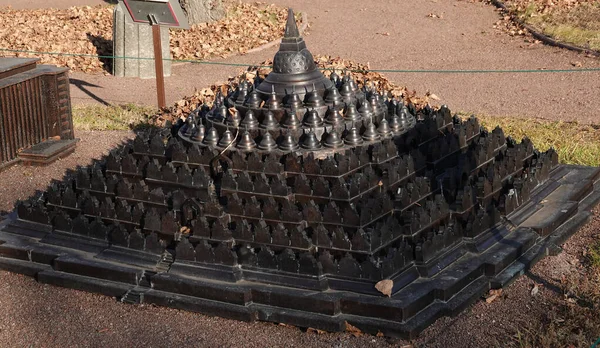 Kijev Ukrajna November 2021 Templom Borobudur Város Magelang Múzeum Miniatűrök — Stock Fotó
