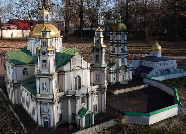 Kiew Ukraine November 2021 Heilige Entschlafung Pochaev Lavra Miniaturmuseum Kiew — Stockfoto
