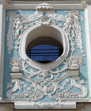 Kyiv, Ukrayna 16 Haziran 2021: Ayasofya ya da Kiev Sophia Katedrali - 11. yüzyılın ilk yarısında Kyiv 'in merkezine inşa edilmiş bir tapınak.