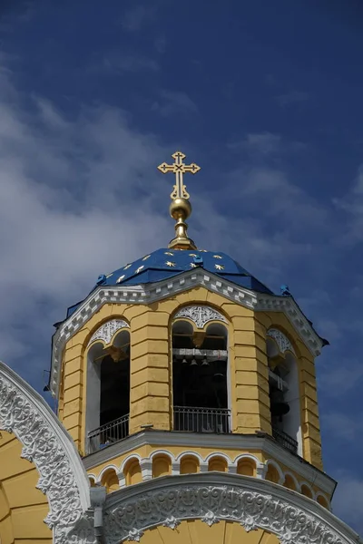 Kiev Ucrânia Maio 2021 Catedral Vladimir Monumento Arquitetura Neo Bizantina — Fotografia de Stock