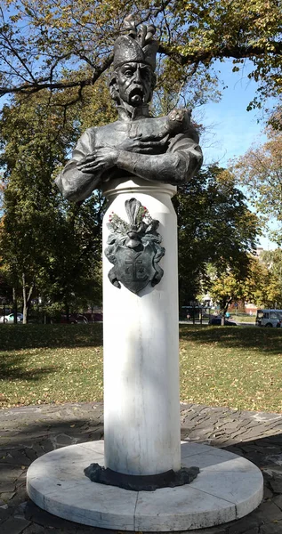 Chernihiv Ucraina Ottobre 2021 Busto Ivan Mazepa Nella Città Chernihiv — Foto Stock