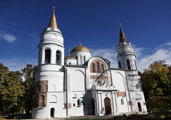 Chernihiv Ukraine October 2021 Spaso Preobrazhensky Cathedral City Chernihiv Ukraine — Stock Photo, Image