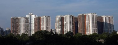 Kyiv, Ukrayna 28 Haziran 2022: Başkent Kyiv Ukrayna 'nın yeni çeyreği