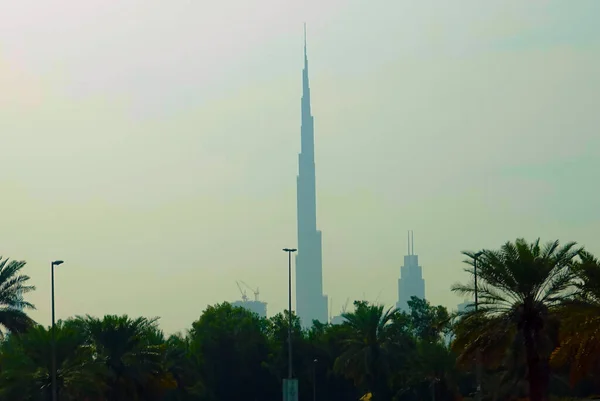 Dubai Emiratos Árabes Unidos Febrero 2020 Edificio Más Alto Del —  Fotos de Stock