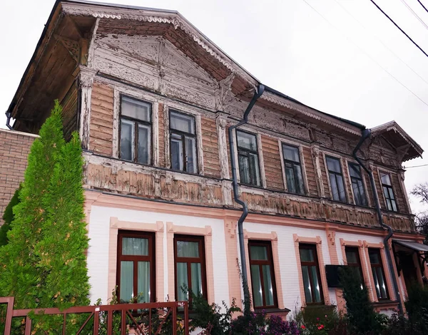 Kiev, Ukraine October 18, 2020: House in the city of Kiev where Ukrainian artist Alexander Bogomazov lived 1914 - 1930