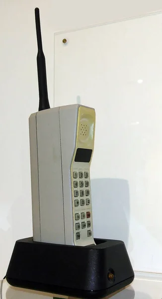 Old Disused Phones Fashion Exhibition Kiev — Stock Photo, Image