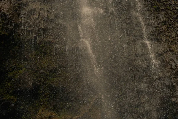 Scène panoramique de chutes d'eau à la forêt de bambous dans la route de Hana, Maui, Hawaï — Photo