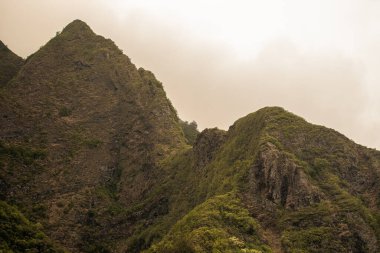 Iao Vadisi, Maui, Hawaii 'den panoramik manzara.