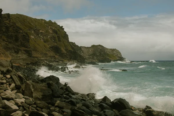 Panoramic landscape, beach view from West side, Hawai, Maui, 2022 — Stock Photo, Image