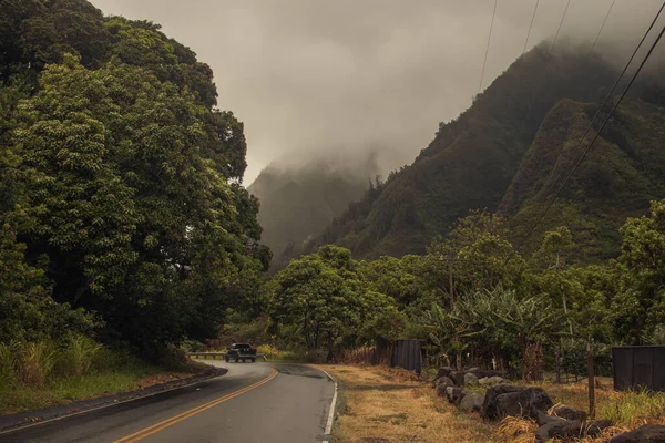 Panoramic landscape view from Iao Valley, Maui, Hawai. — Fotografia de Stock