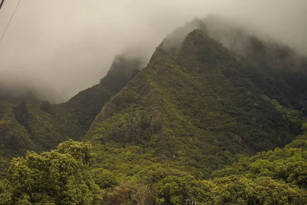 Panoramic landscape view from Iao Valley, Maui, Hawai. — Fotografia de Stock