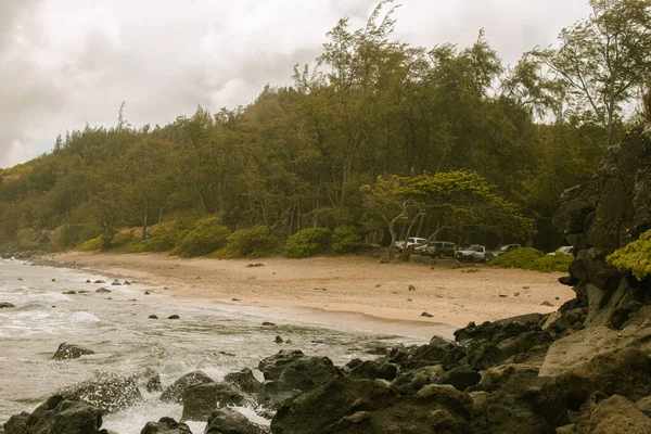 Panoramik manzara, batı yakasından sahil manzarası, Hawaii, Maui, 2022 — Stok fotoğraf