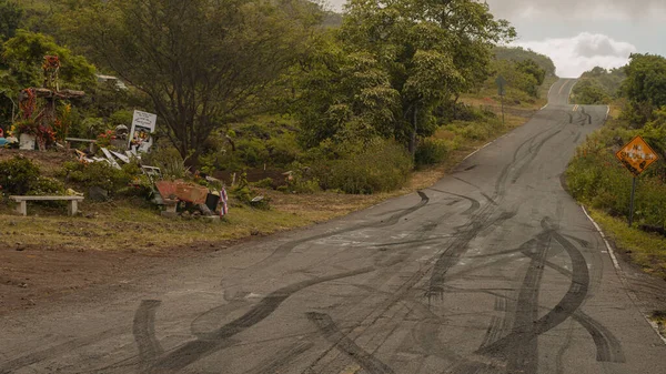 Scena naturalistica da Road a hana su Maui, Hawai, 2022 — Foto Stock