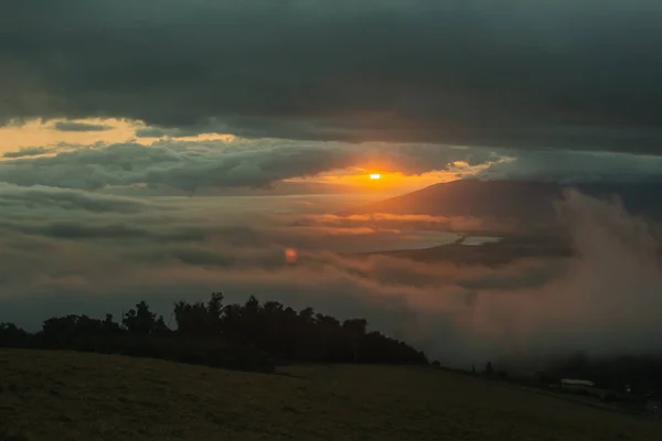 Panoramiczny Widok Doliny Poli Poli Kuli Maui Hawajach Wysokiej Jakości — Zdjęcie stockowe