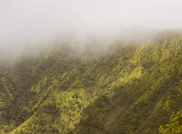 Panoramic top view from Napili valley in Kauai, Hawai — Stock Photo, Image