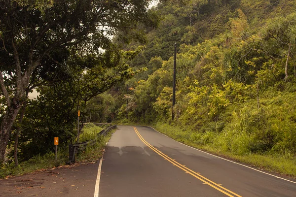 Hawaii, Kauai 'deki bir plajdan panoramik manzara