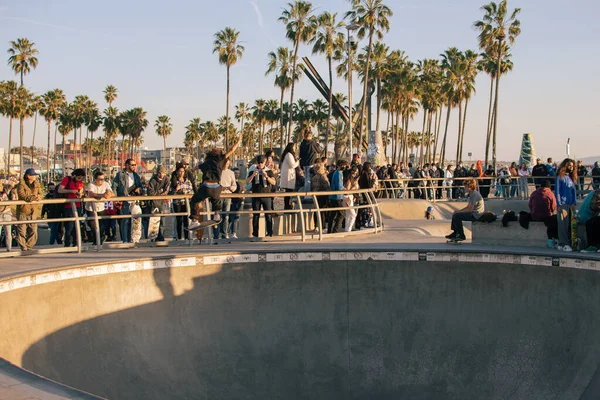 Street Photography from Venice beach skatepark, Los Ángeles, California, Estados Unidos, enero 2022 — Foto de Stock