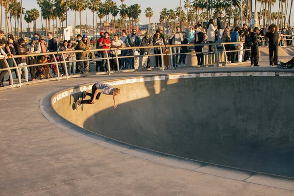 Street Photography Venice Beach Skatepark Los Angeles California Stati Uniti — Foto Stock
