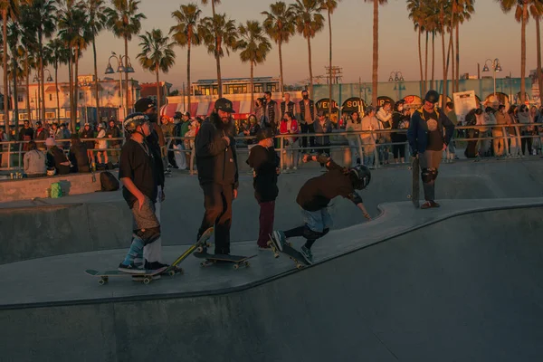 Стрит Арт Скейтпарка Venice Beach Лос Анджелес Калифорния Сша 2022 — стоковое фото