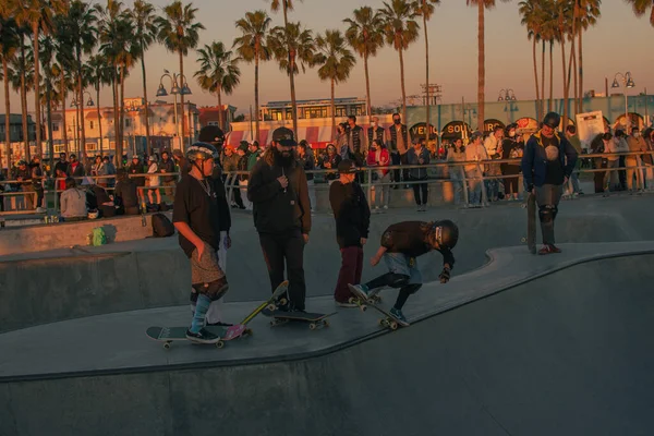 Street Photography Från Venice Beach Skatepark Los Angeles Kalifornien Usa — Stockfoto