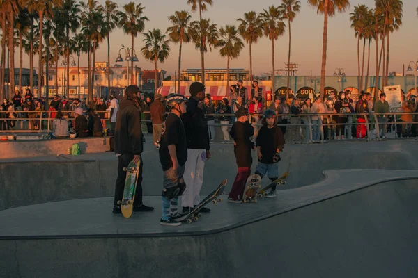 Street Photography Från Venice Beach Skatepark Los Angeles Kalifornien Usa — Stockfoto