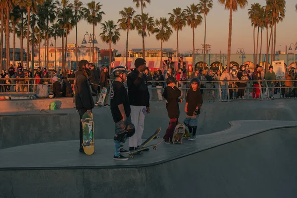 Street Photography Venice Beach Skatepark Los Ángeles California Estados Unidos — Foto de Stock