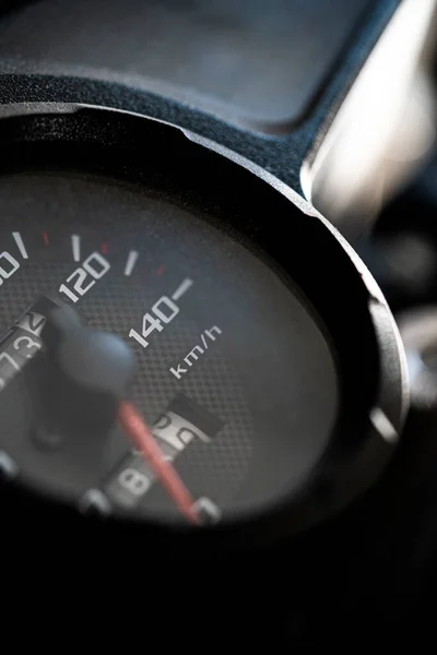 Modern Race Motorcycle Speedometer Detail — Foto Stock