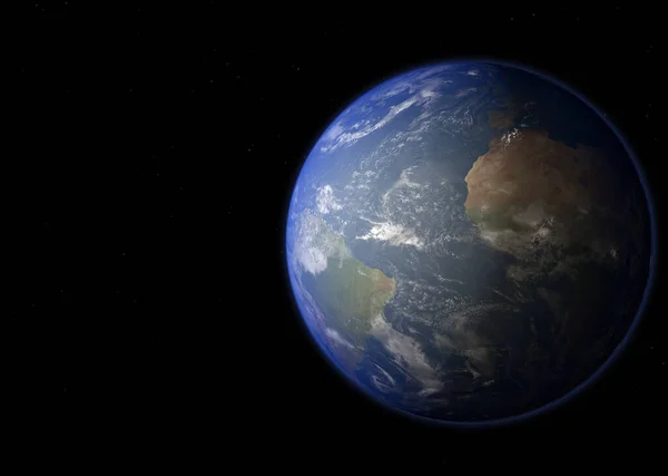 Planeta Ziemia Elementy Tego Obrazu Umeblowane Przez Nasa Renderowanie — Zdjęcie stockowe