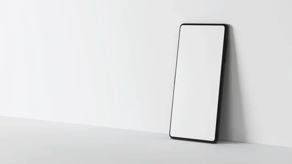 Beyaz Arka Planda Akıllı Telefon Modelleme Görüntüleme — Stok fotoğraf