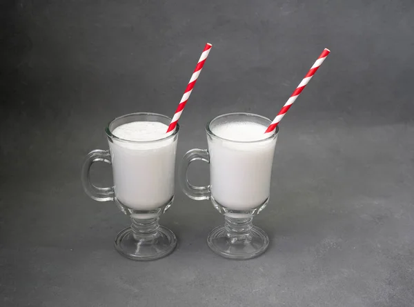 Bebida Cóctel Yogur Lassi Bebida Tradicional India Probiótico Saludable India — Foto de Stock