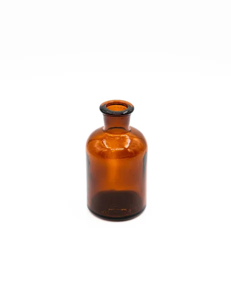Glass Bottle Drug Packaging Isolated White Background Vintage Bottle High — Stock Photo, Image