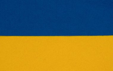 Ukrayna bayrağı. Başkent Kyiv 'in eyalet bayrağı. Ukrayna 'nın Vatanseverlik Sancağı.