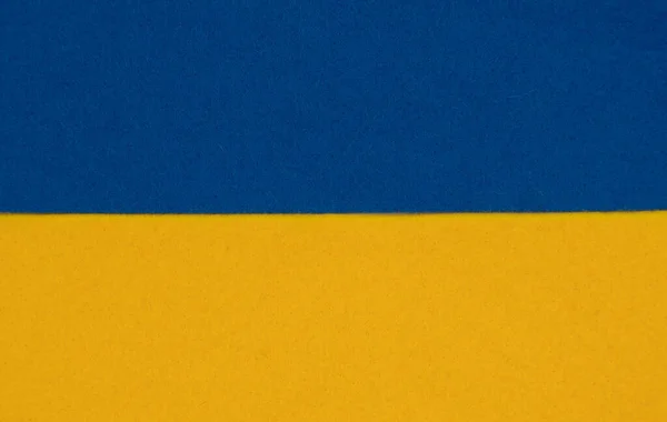 Ukrainska flaggan. Huvudstaden Kievs statsfana. Banner av patriotism i Ukraina. — Stockfoto