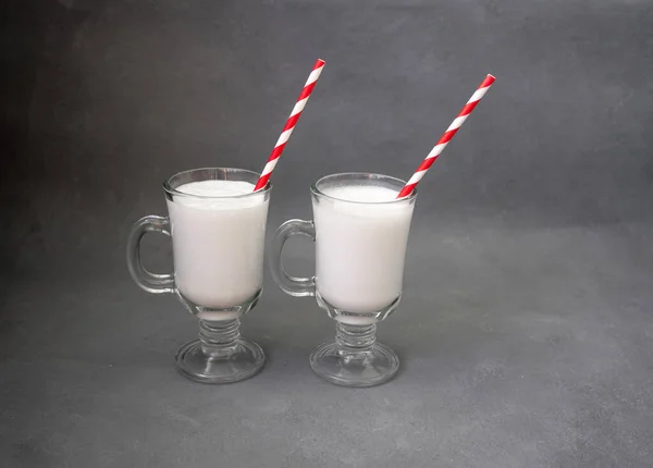 Bebida Iogurte Lassi Cocktail Bebida Tradicional Indiana Probiótico Saudável Indiano — Fotografia de Stock