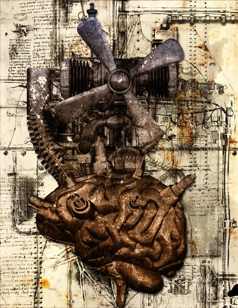 Εγκέφαλος μηχανών — Φωτογραφία Αρχείου