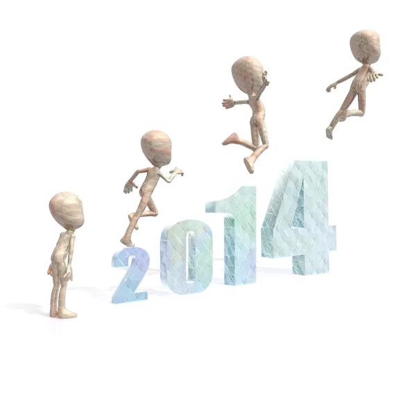2014, tar vi bort! — Stockfoto