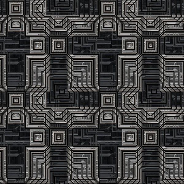 Padrão Techno (Seamless-Tiling ) — Fotografia de Stock