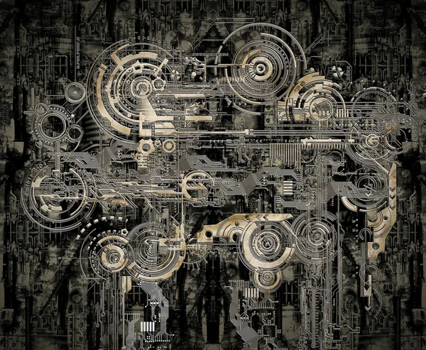 Teknik olarak elektronik arka plan