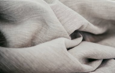 Arkaplan için keten kumaş yakın plan