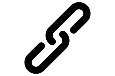 Sembolü paylaş. Siyah zinciri paylaşıyoruz. Bağlantı işareti. Siyah zincir.