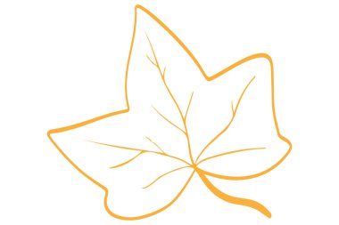 El yapımı yaprak. Özet sarı yaprak