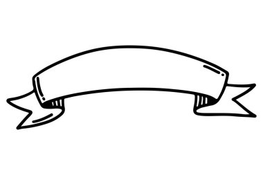 El yapımı kurdele. Siyahlı Doodle etiketi. Robot resimde özet geç