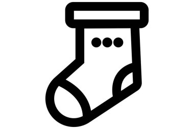 Noel çorabını özetle. Çorap sembolü. Noel çorapları.