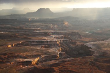 canyonlands noktada genel görünümü