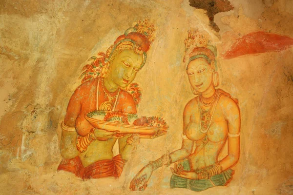 Sigiriya Wolkenmaedchen — Zdjęcie stockowe