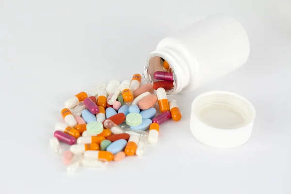 Distributed pill box — Stock Photo, Image