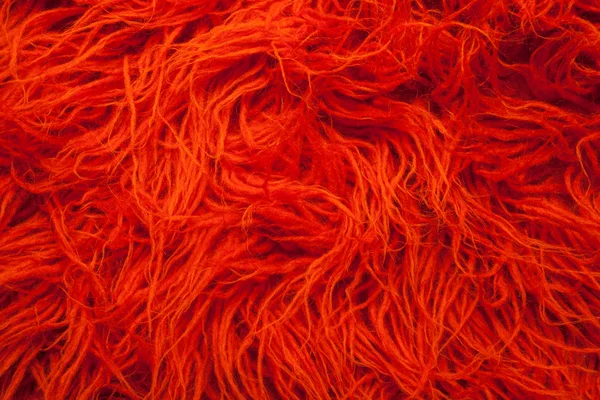 Teppich aus oranger Wolle — Stockfoto