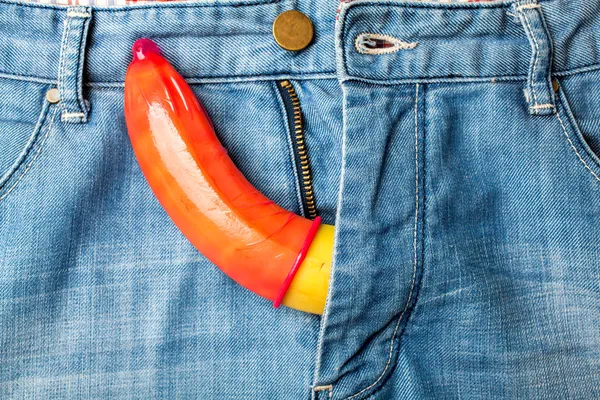 Banana y sexualidad — Foto de Stock