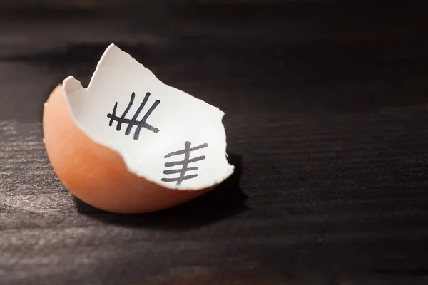 Egg jail - prison — Stock Photo, Image