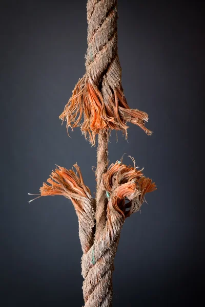 Frayed rope — Stock Photo, Image